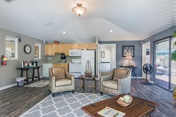 Welcoming clubhouse